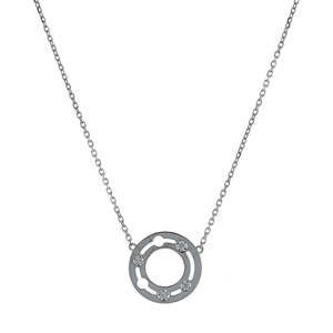 Dinh Van Pulse diamonds and gold necklace